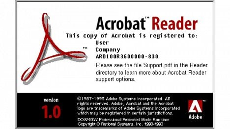Adobe Acrobat 1.0