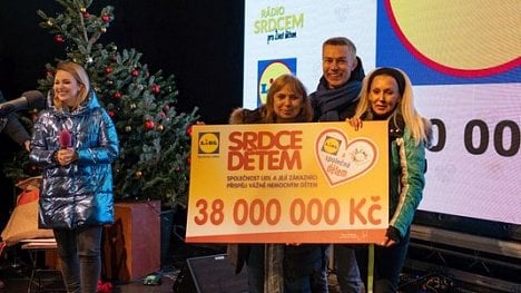 Náhledový obrázek - Sbírka Srdce dětem přinesla rekordních 38 milionů korun. Ty pomohou další tisícovce nemocných dětí