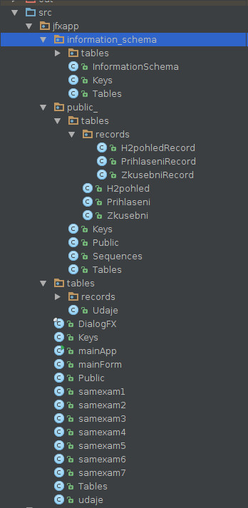 JavaFX: kombinace H2 + JOOQ