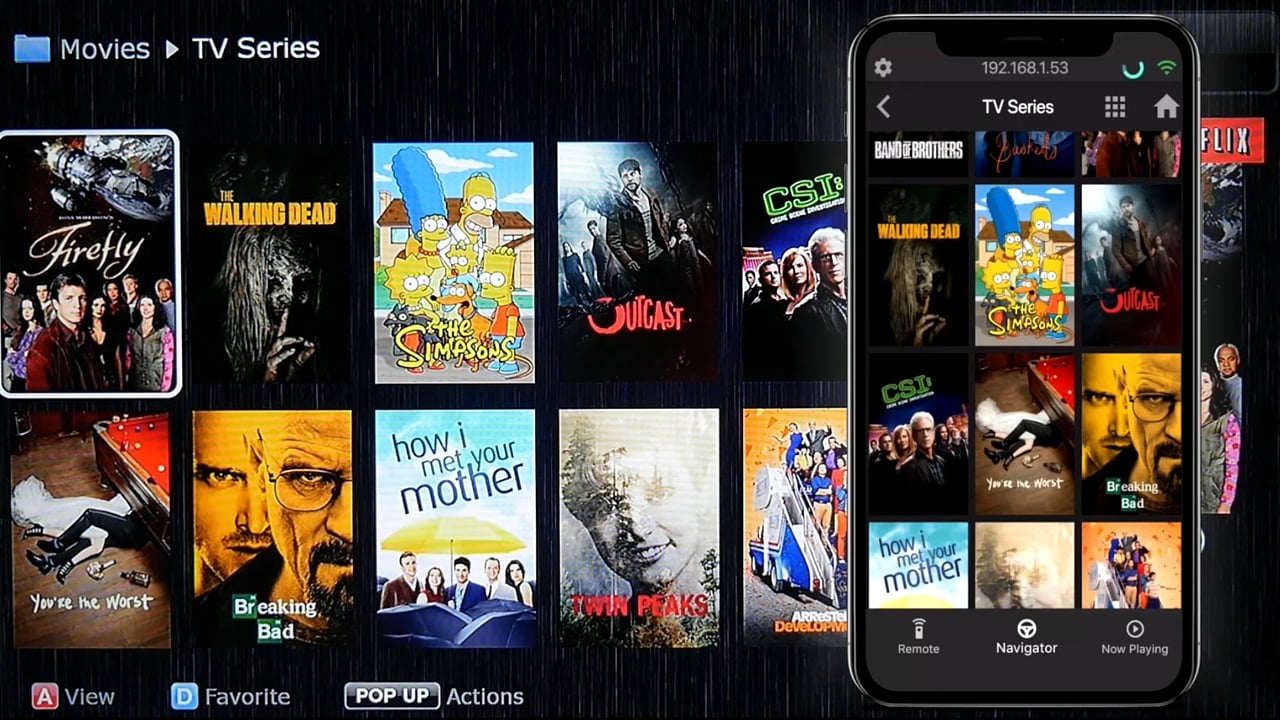 Mobilní aplikace Dune Control (firemní prezentace)