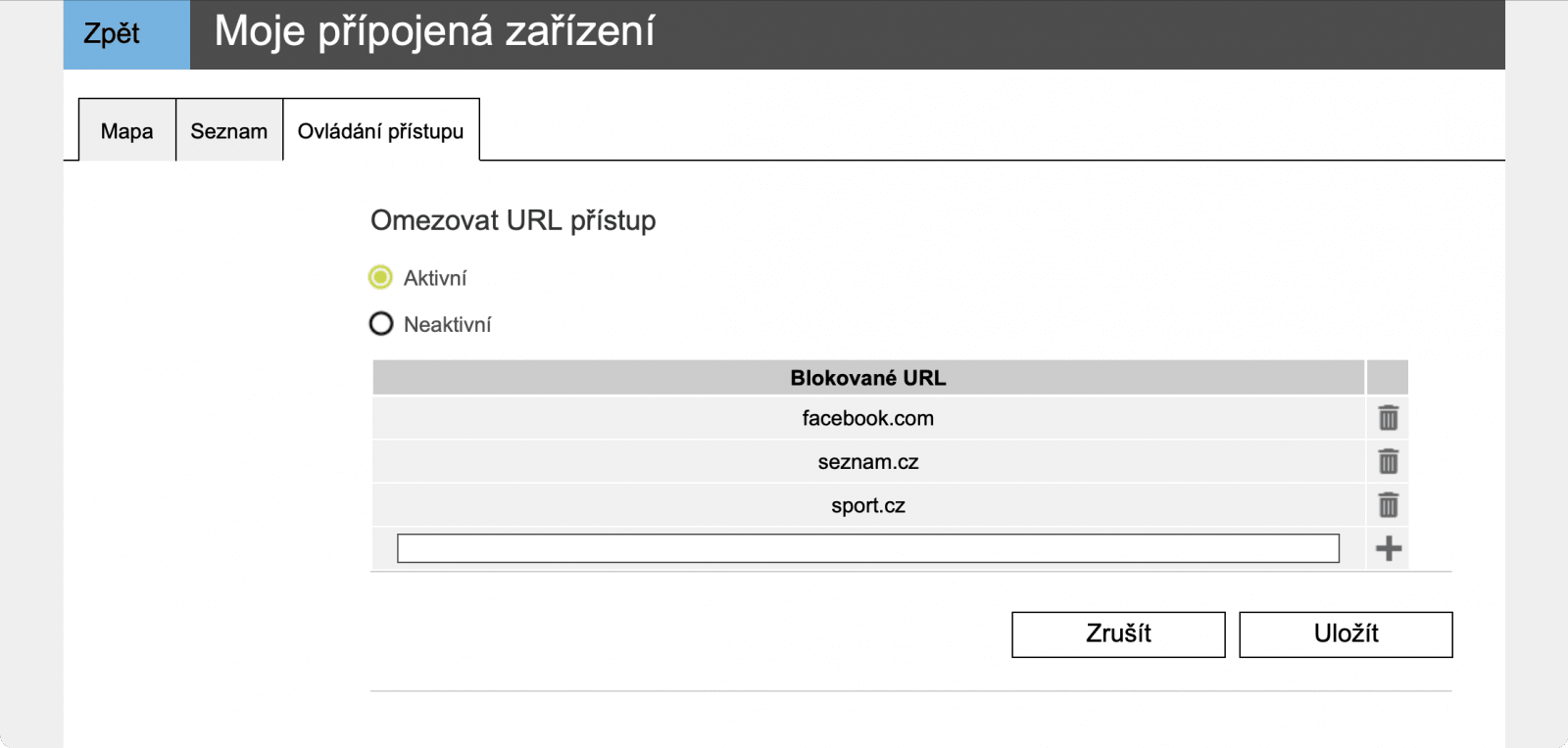 O₂ Smart Box (2021): Administrace