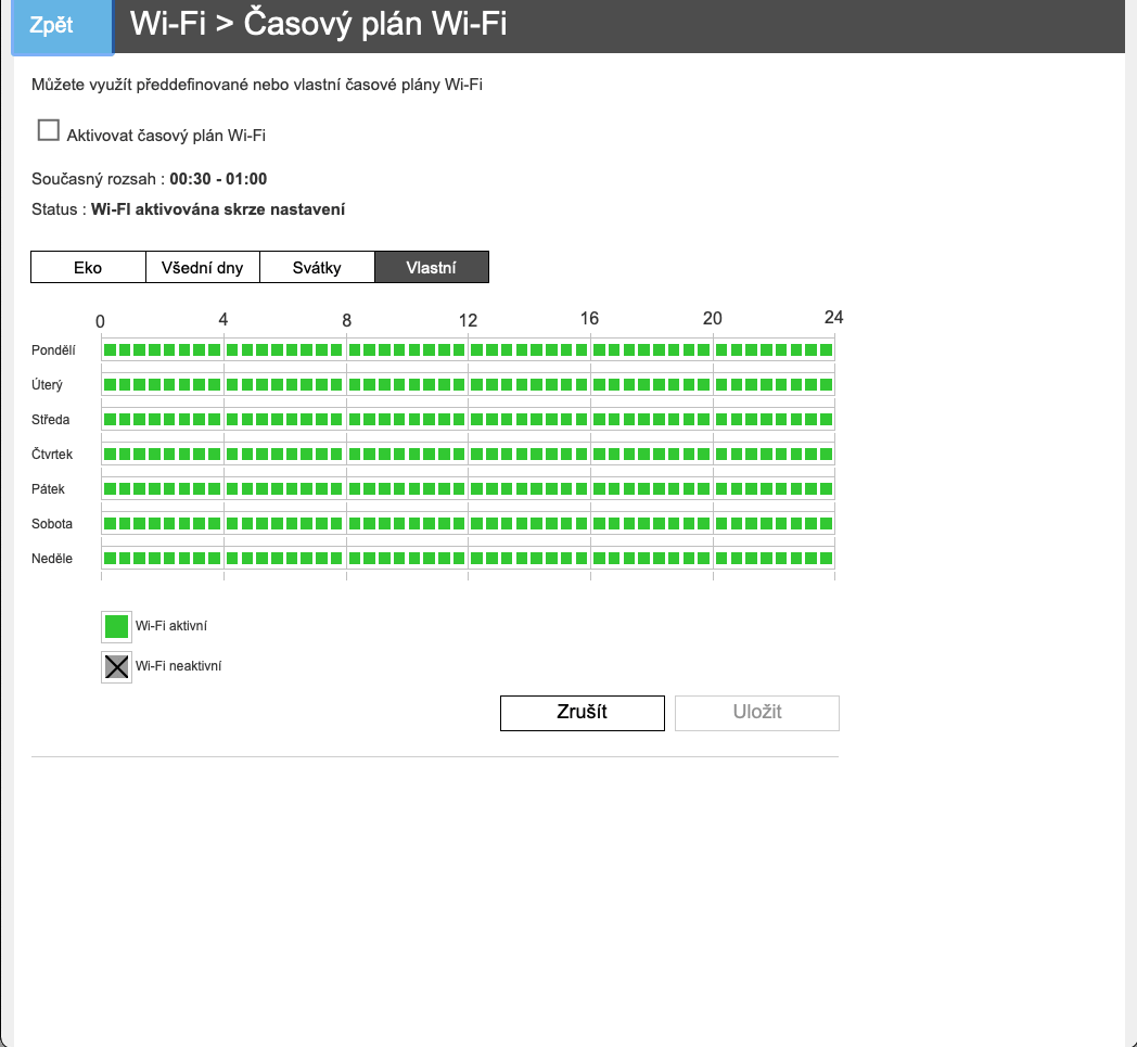 O₂ Smart Box (2021): Administrace