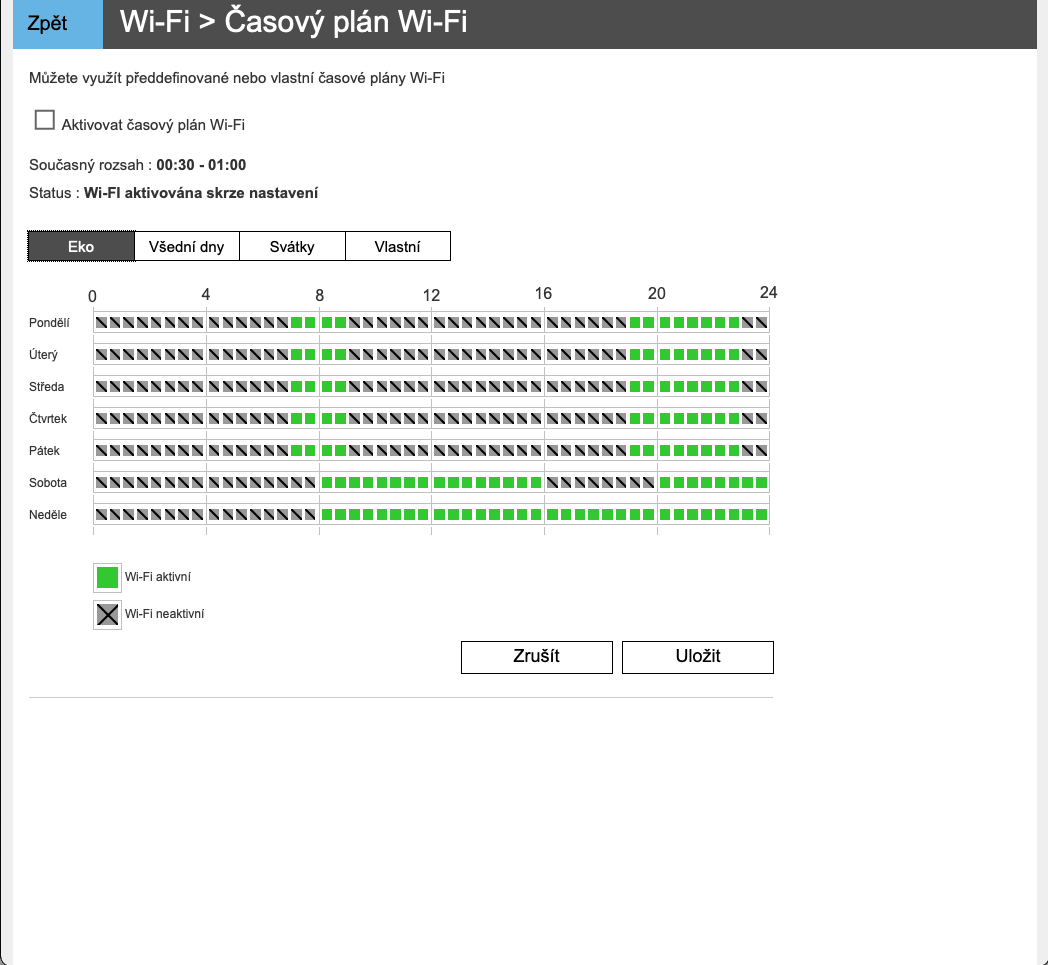 O₂ Smart Box (2021): Administrace