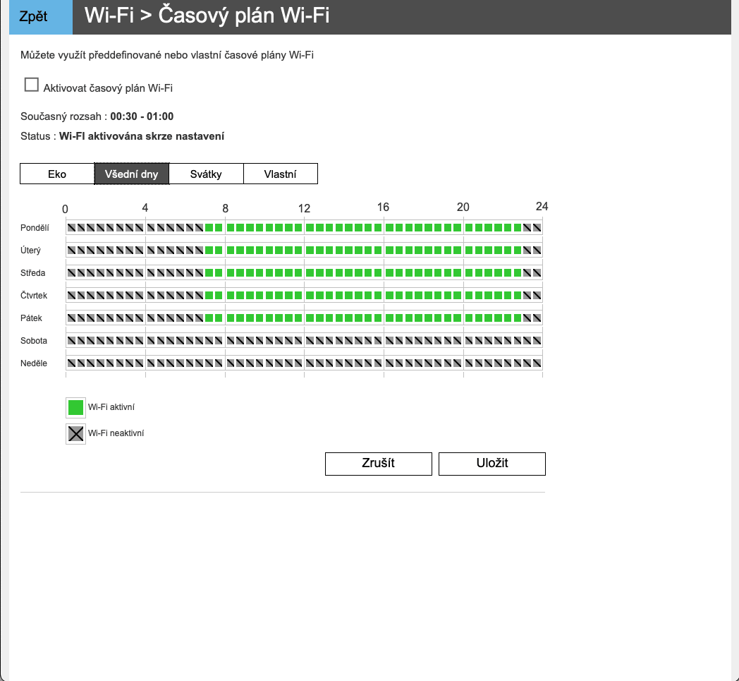 O₂ Smart Box (2021): Administrace
