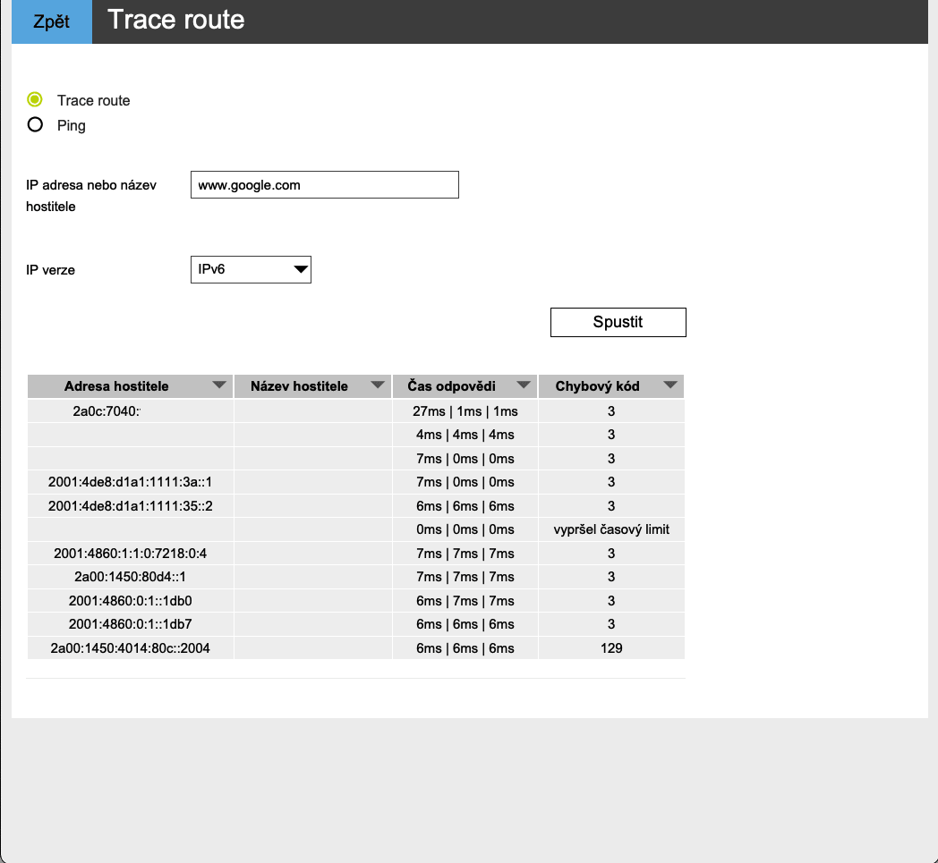 O₂ Smart Box (2021): Administrace