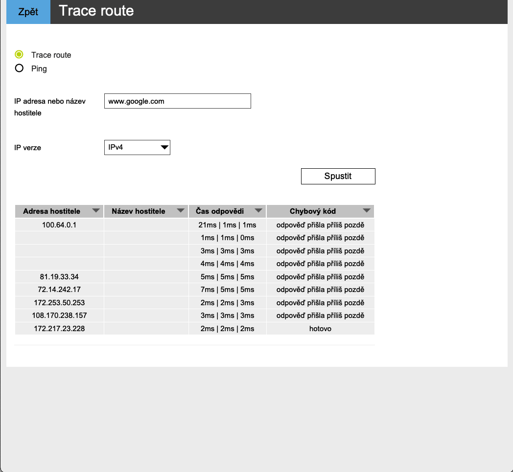 O₂ Smart Box (2021): Administrace