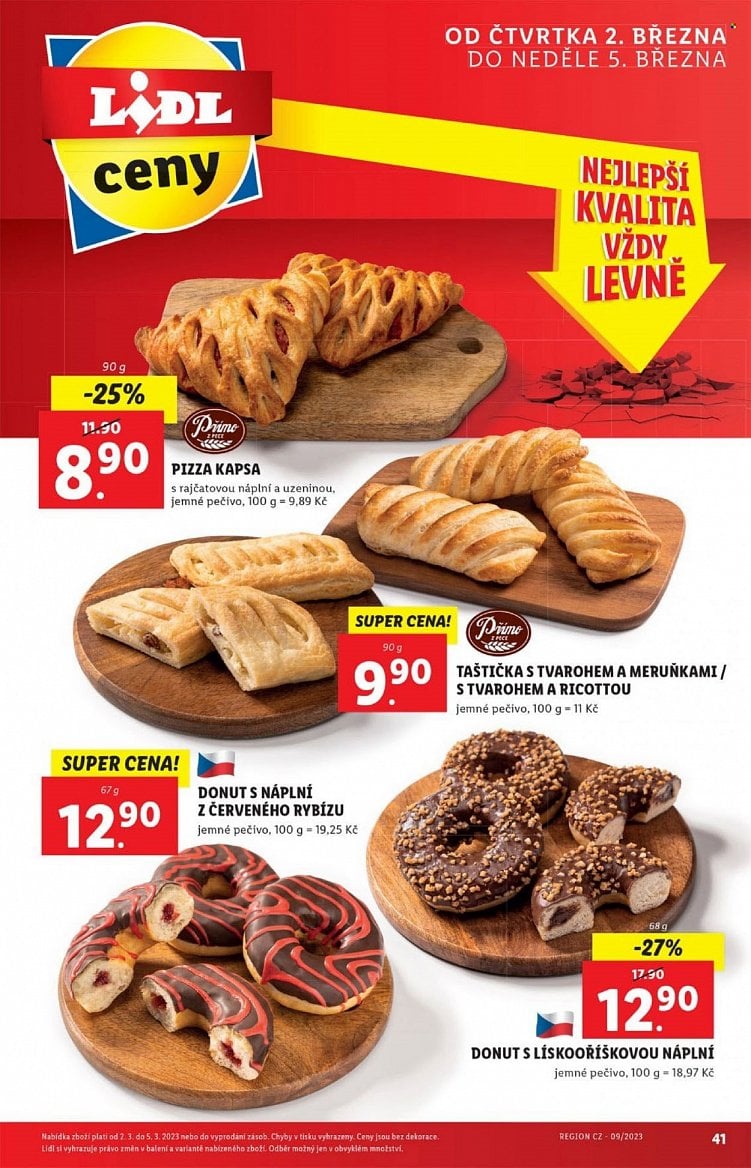 Sladkosti a pečivo v nabídce supermarketů