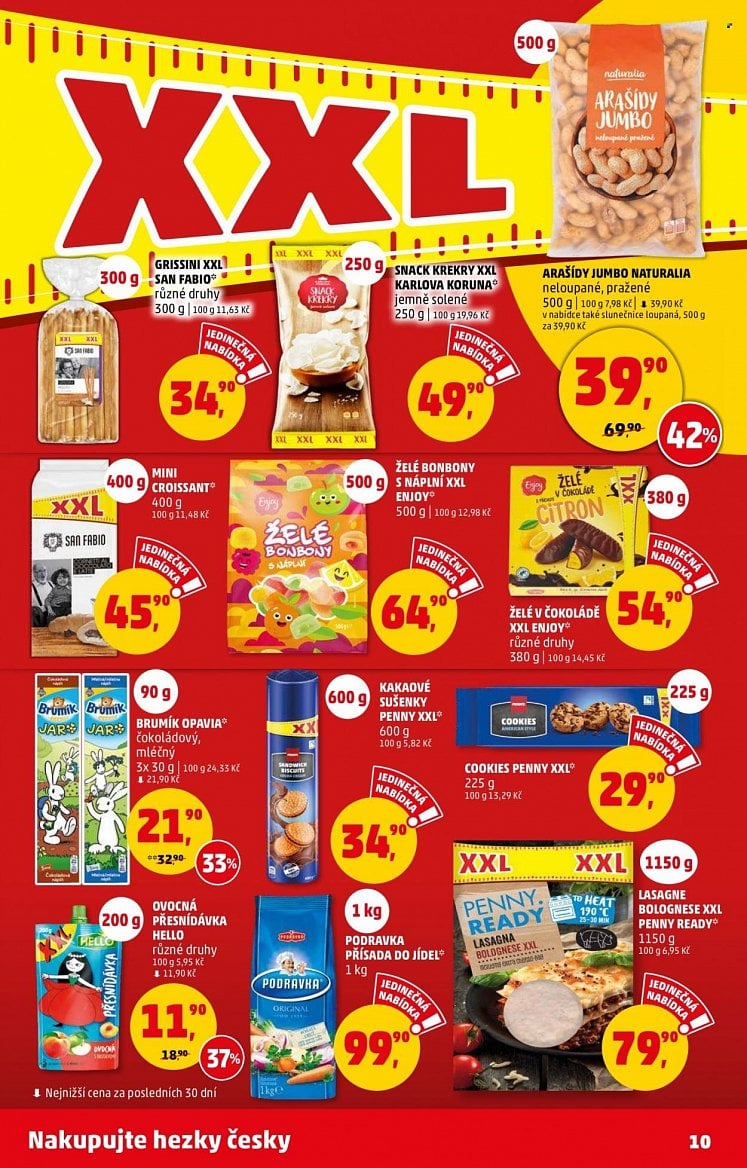 Sladkosti a pečivo v nabídce supermarketů