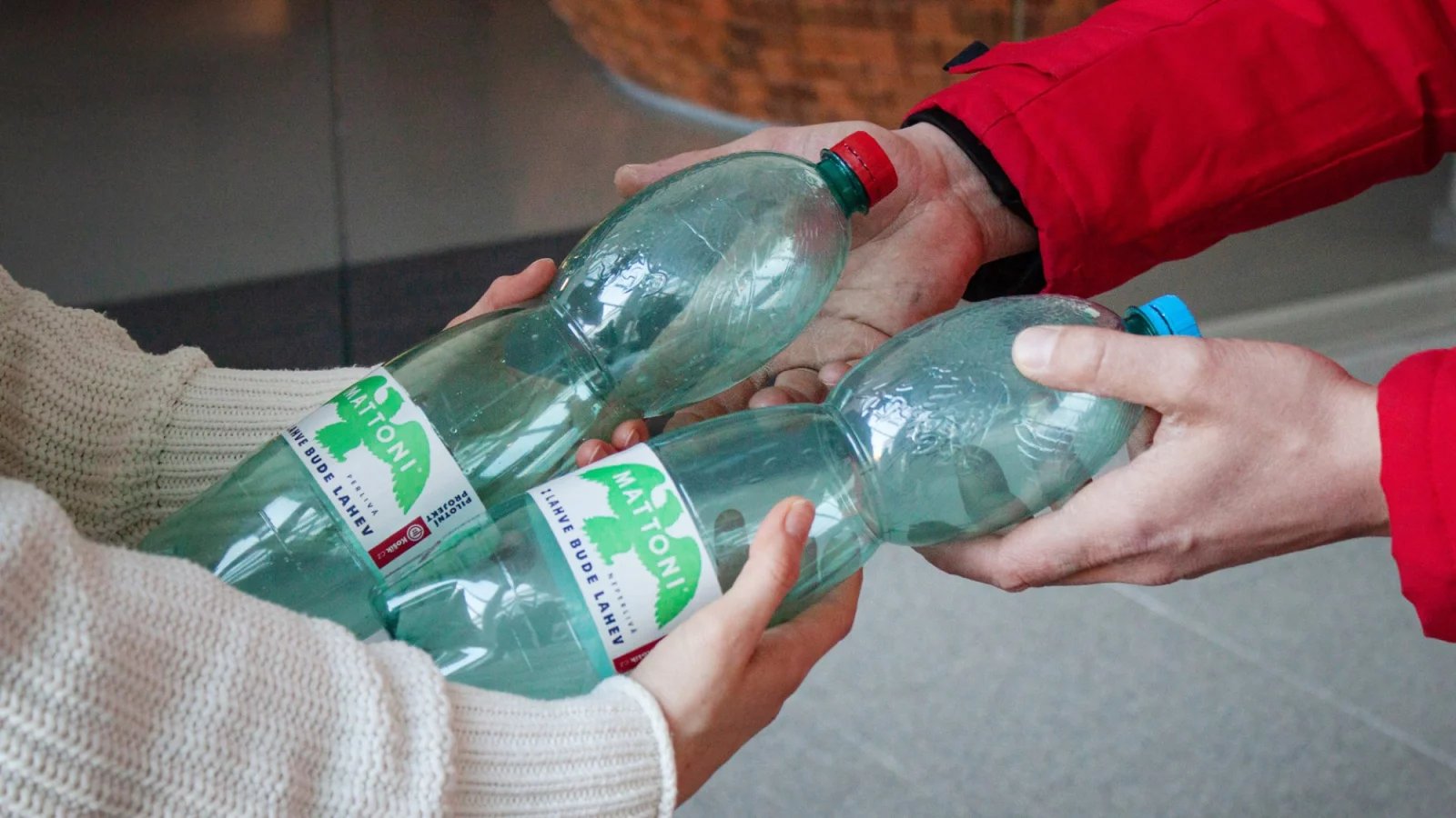 Mattoni lahve od zákazníka