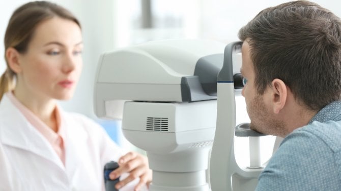 Vyšetření očí fundus kamerou