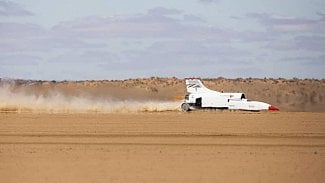 Náhledový obrázek - Budoucí nejrychlejší auto světa má za sebou ostrý test. Zatím se rozjelo na 537,5 km/h