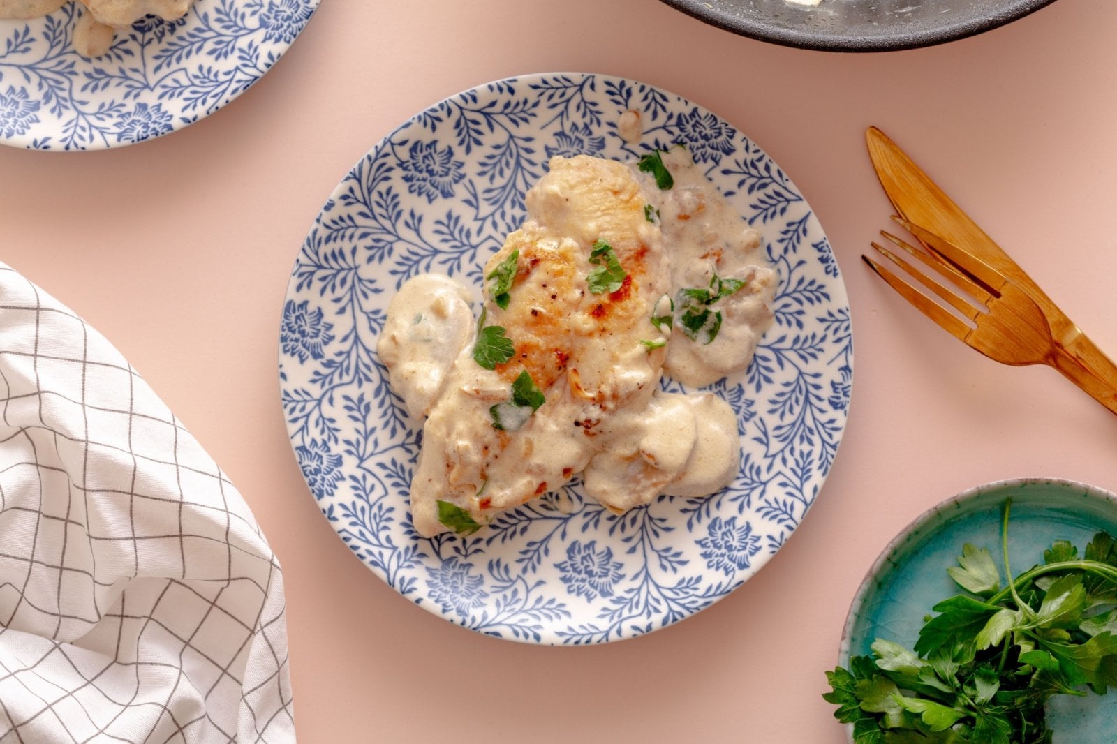 krůtí prsa se smetanou