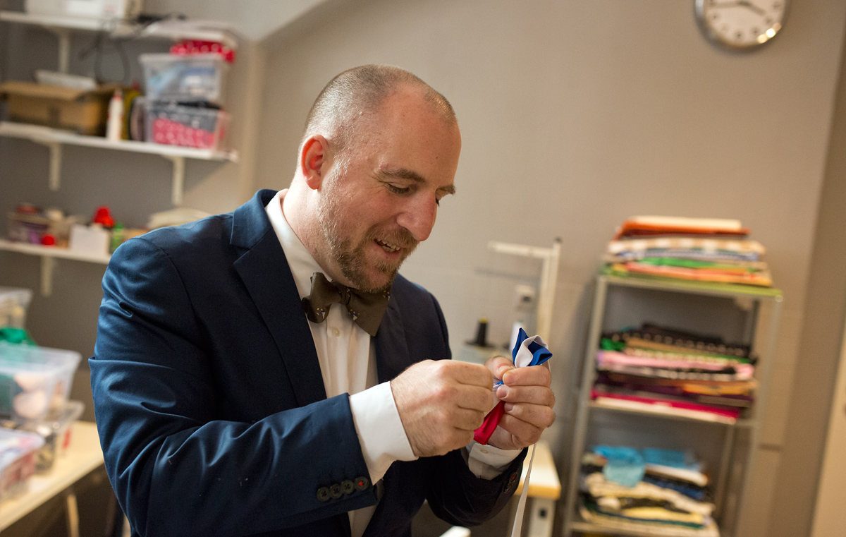 Krispol Store, první české motýlky. Showroom Mánesova 58, Praha.