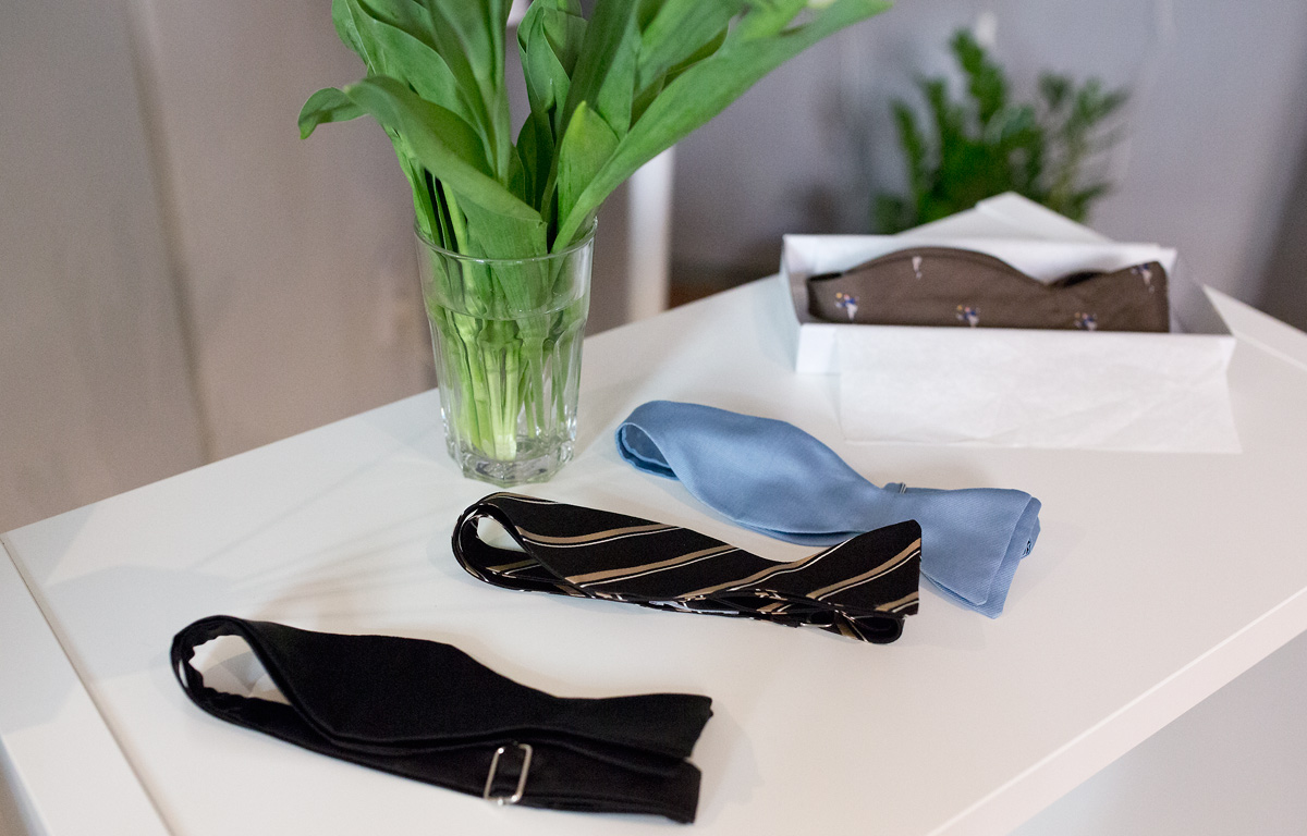 Krispol Store, první české motýlky. Showroom Mánesova 58, Praha.