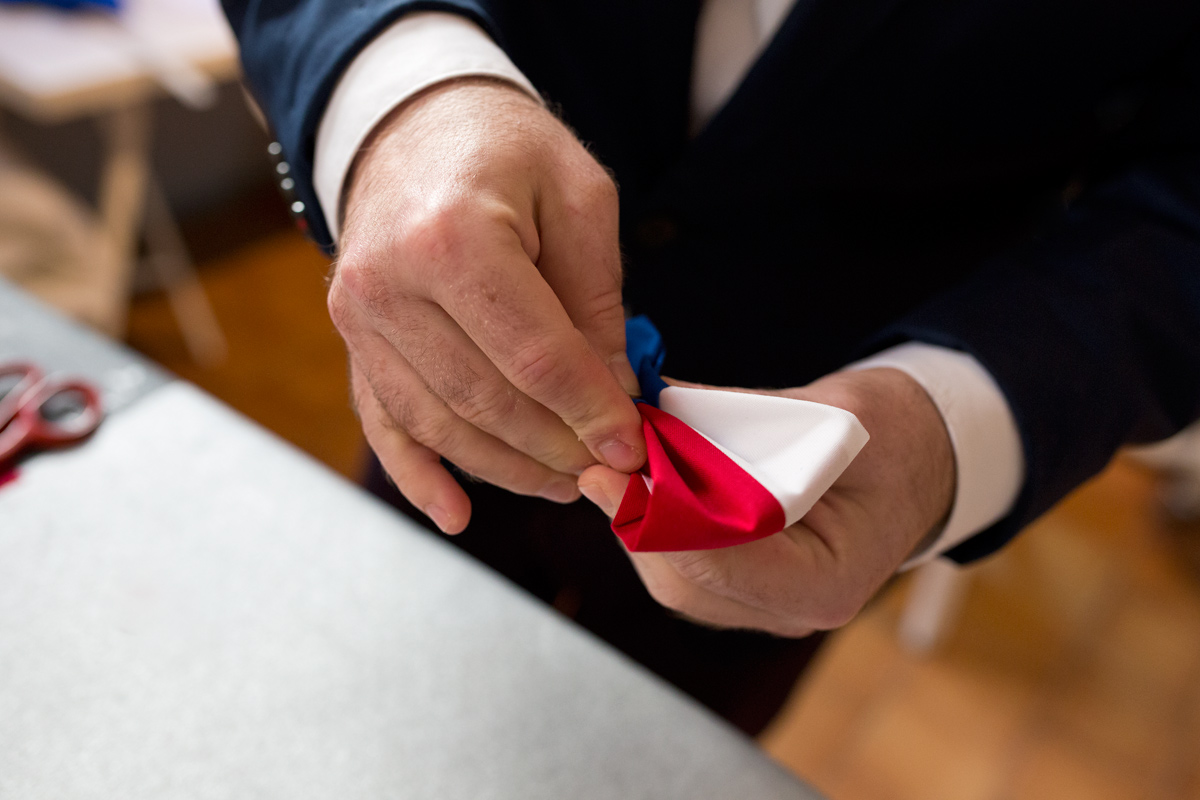 Krispol Store, první české motýlky. Showroom Mánesova 58, Praha.