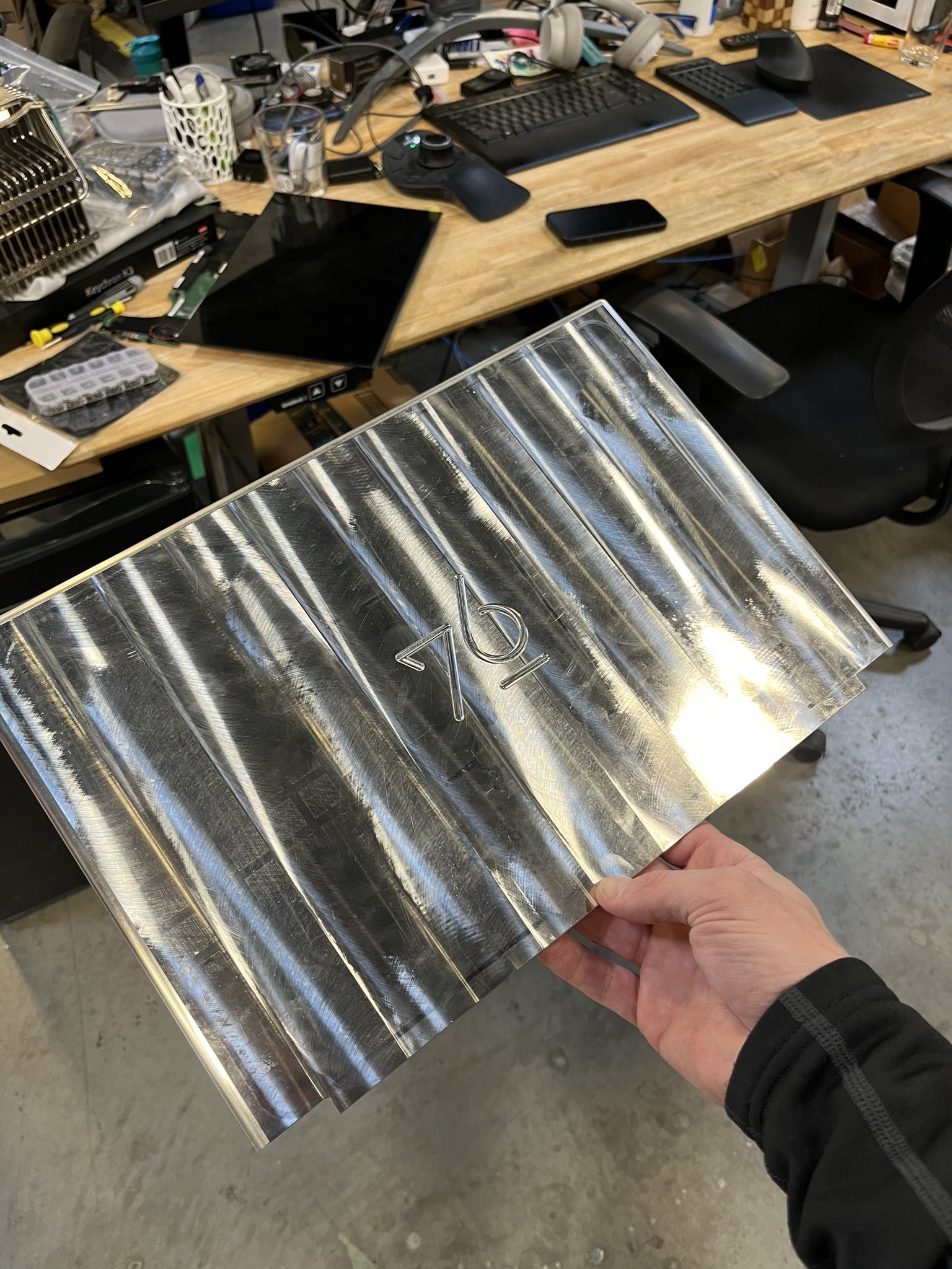 Prototypový díl notebooku Virgo