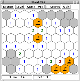xbomb - hexagon