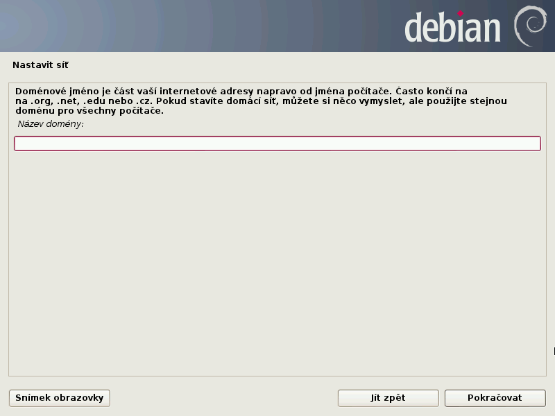 Debian 7.0 Wheezy grafická instalace