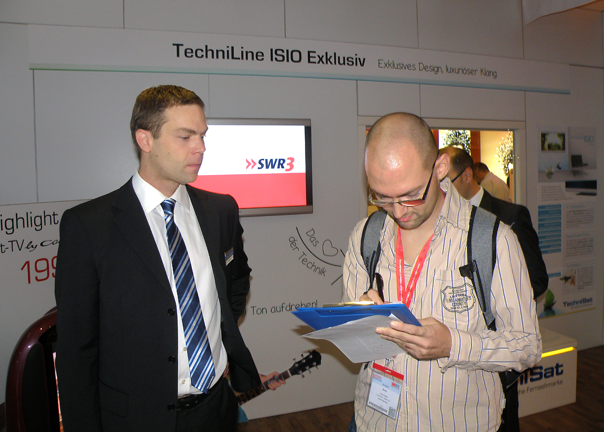 Prezentace TechniSatu na veletrhu IFA