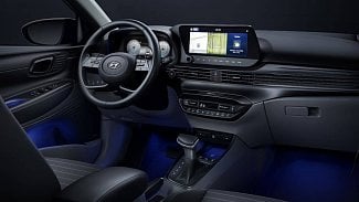 Náhledový obrázek - Interiér nového Hyundai i20 míří o třídu výš. Chlubí se dvěma 10,25palcovými displeji