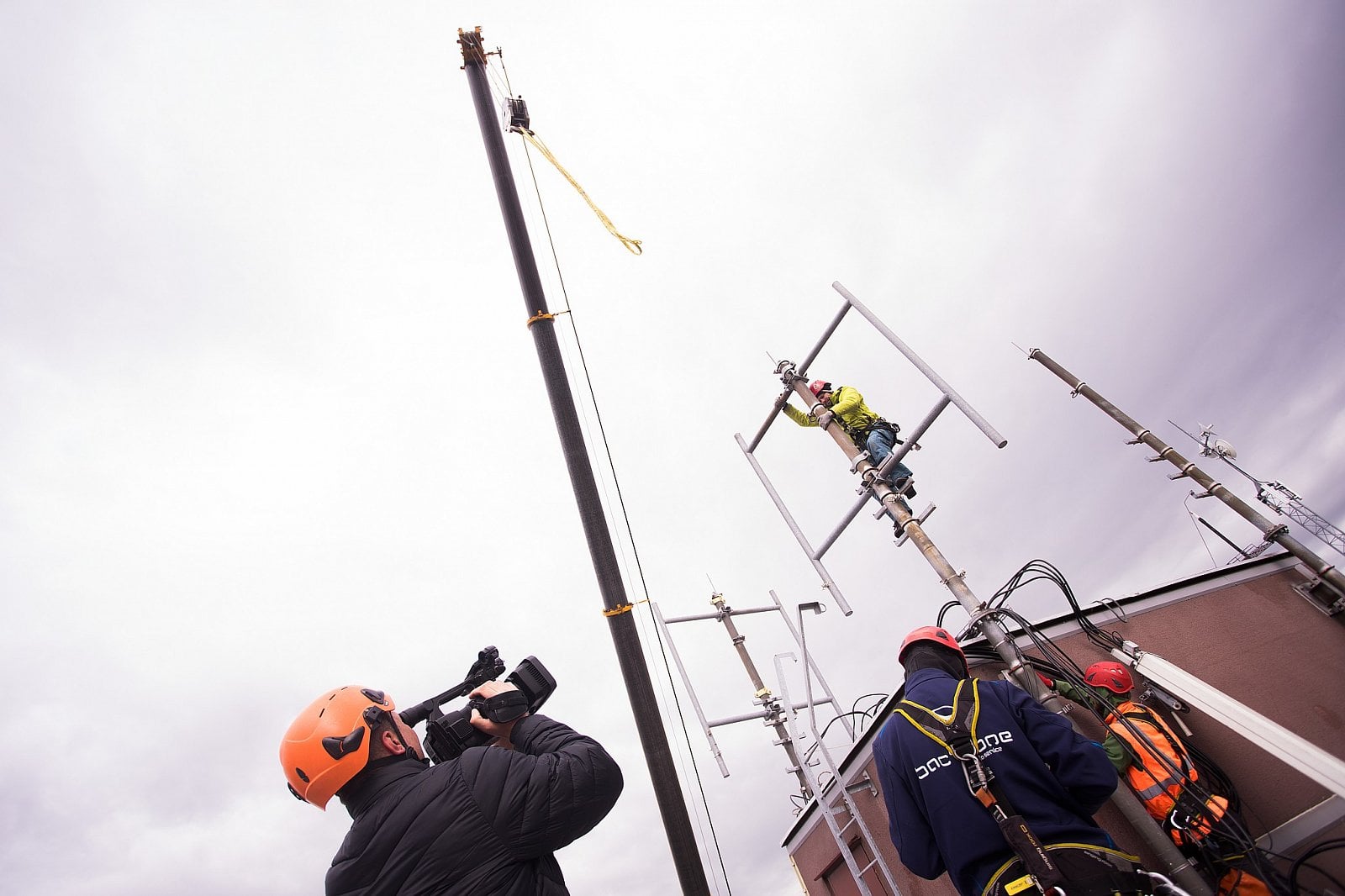 Výměna mobilního vysílače O2 a CETINu