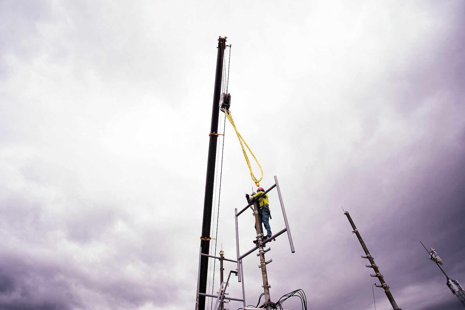 Výměna mobilního vysílače O2 a CETINu