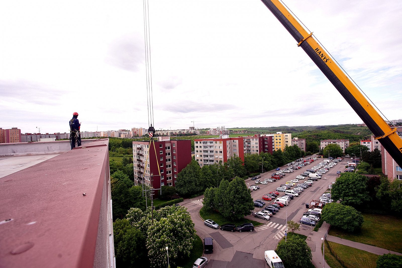 Výměna mobilního vysílače O2 a CETINu