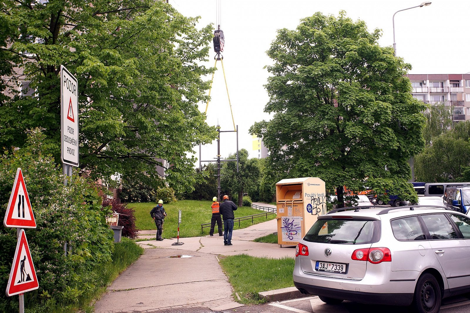 Výměna mobilního vysílače O2 a CETINu