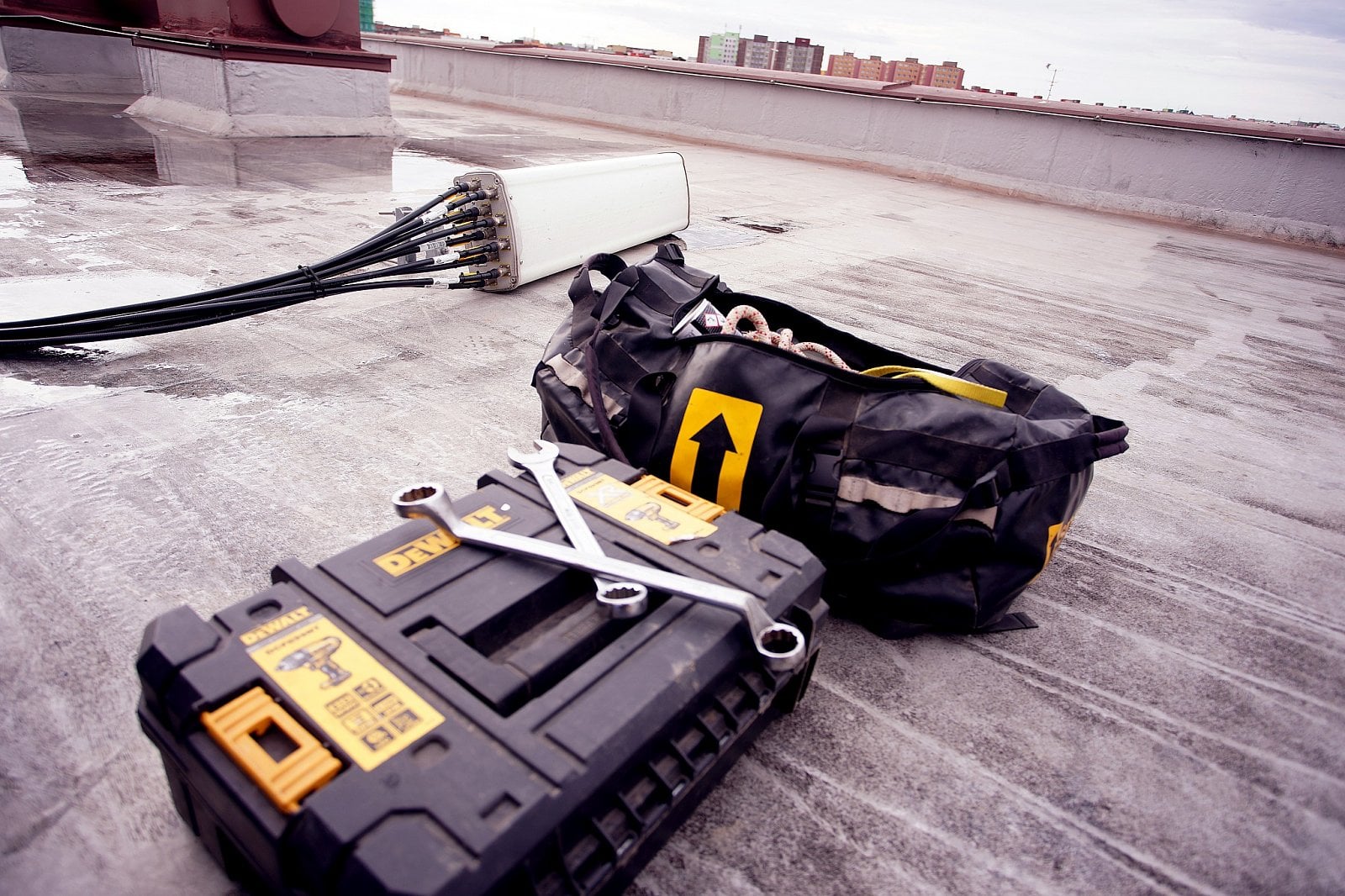 Výměna mobilního vysílače O2 a CETINu