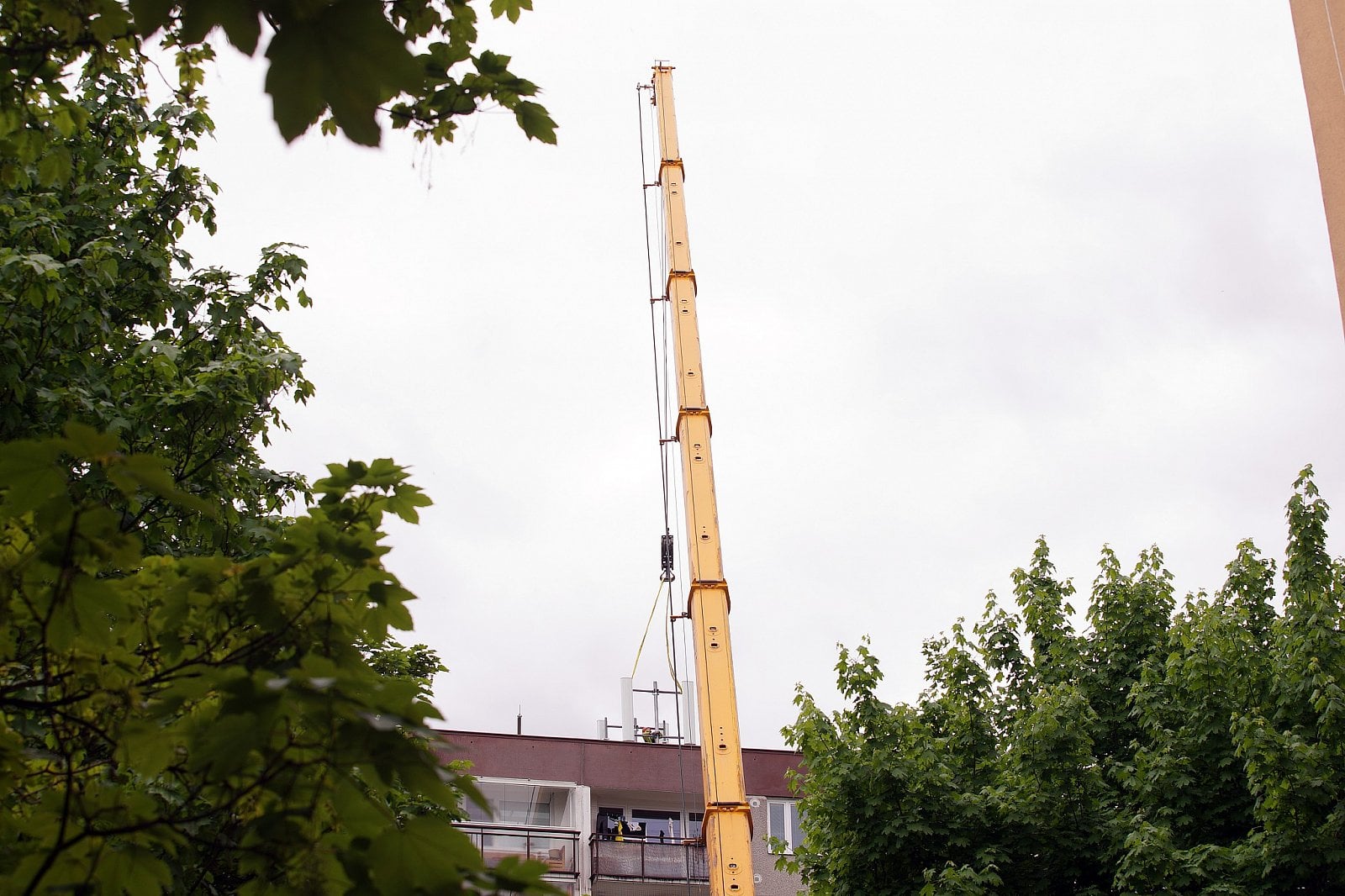 Výměna mobilního vysílače O2 a CETINu