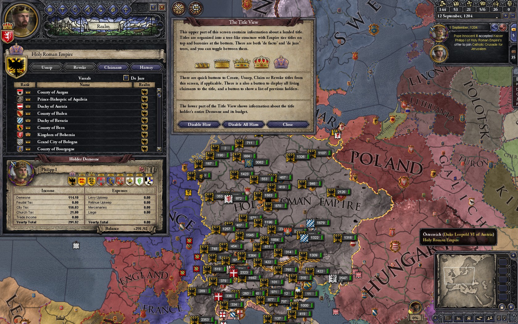 Crusader Kings II - obrázky k recenzi