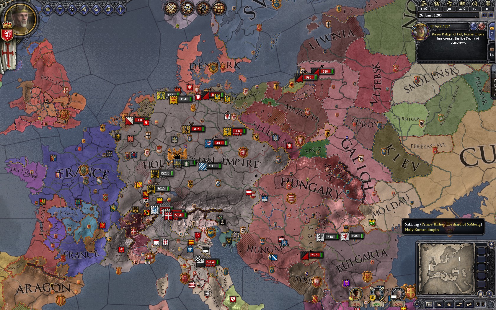 Crusader Kings II - obrázky k recenzi