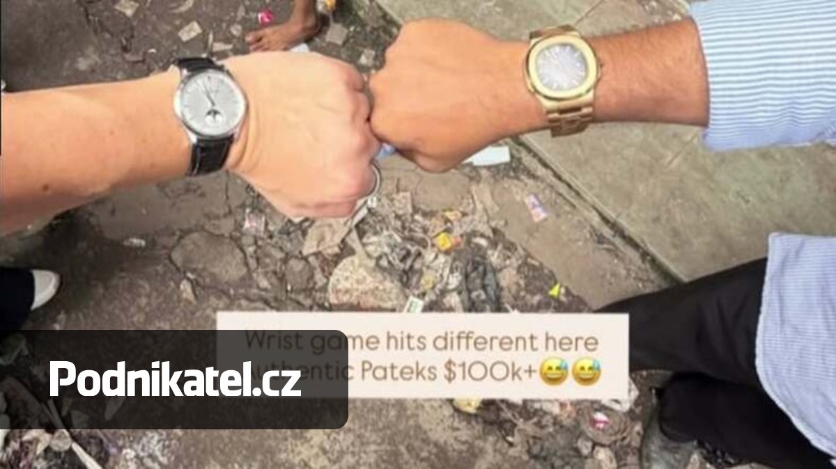 Luxusní hodinky nad chudobou v Indii. Šéf GymBeamu čelí smršti za elitářský přešlap
