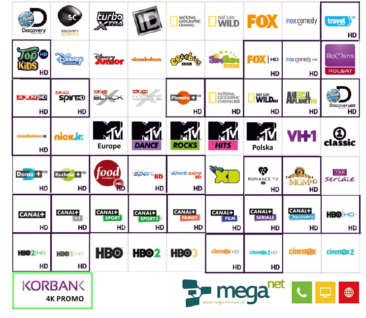 Programová nabídka Avios Max HD