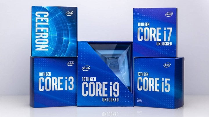 Baleni procesoru Intel Comet Lake pro desktop LGA 1200 1600