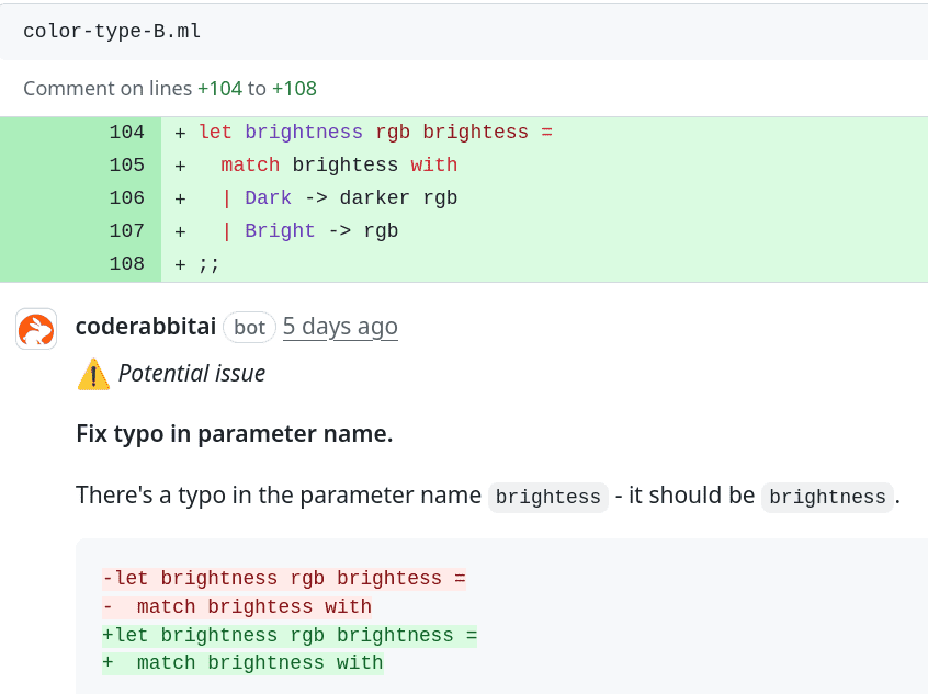 Výsledek analýzy programu vytvořeného v jazyce Standard ML