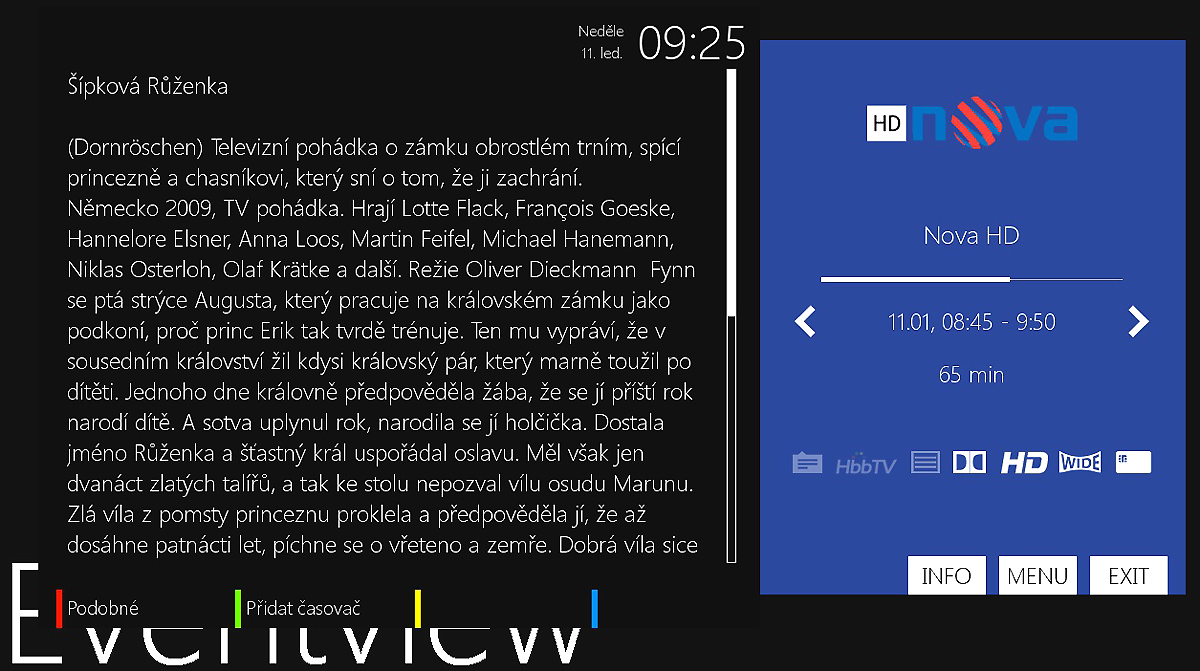 Fotogalerie přijímače HDBox EniBox