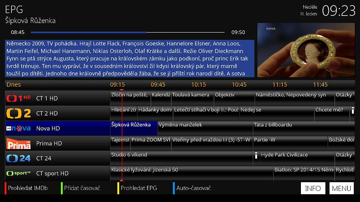 Fotogalerie přijímače HDBox EniBox