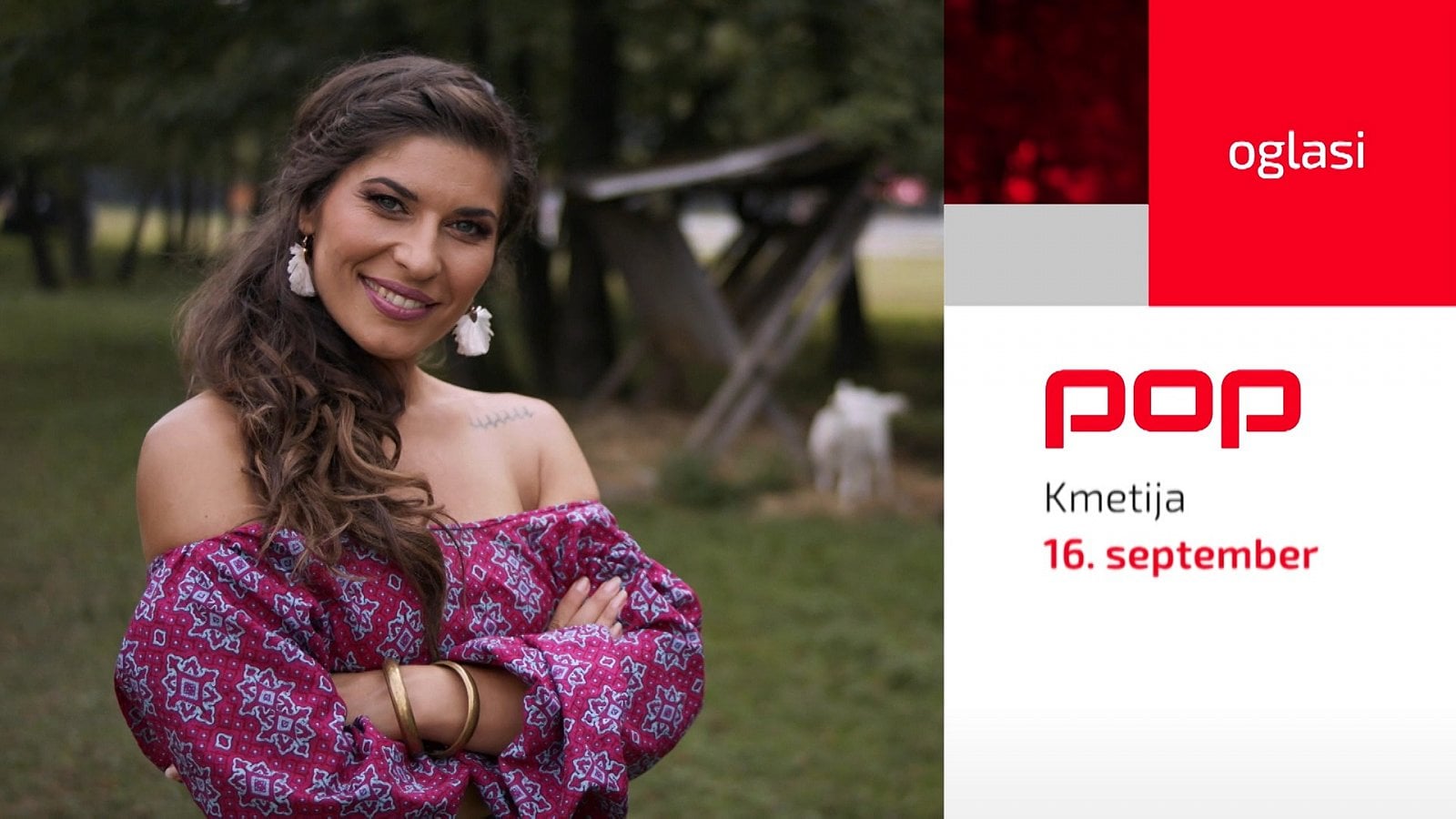 O zjednodušení grafiky a její propojení s digitálním světem požádala také slovinská POP TV. Animace upoutávek jsou poskládané z obdélníků a čtverců, do kterých je možné zasadit jakýkoliv obsah. Dynamika jejich pohybu je sladěná s hudebním podkresem.