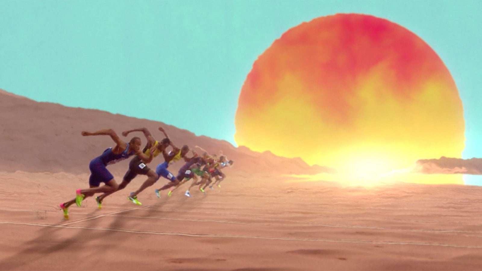 Jedna z posledních upoutávek, za kterou Red Bee Media dostala cenu Promax, vznikla v roce 2019 pro francouzskou veřejnoprávní televizi France Télévisions. Propagovala přenosy z Mistrovství světa v atletice v katarské Dauhá. Agentura si pohrála s efektem horkého vzduchu a pouštního písku, aby na diváky přenesla tu pravou atmosféru. Oceněno bronzem na Promax Global Excellence Awards 2020.