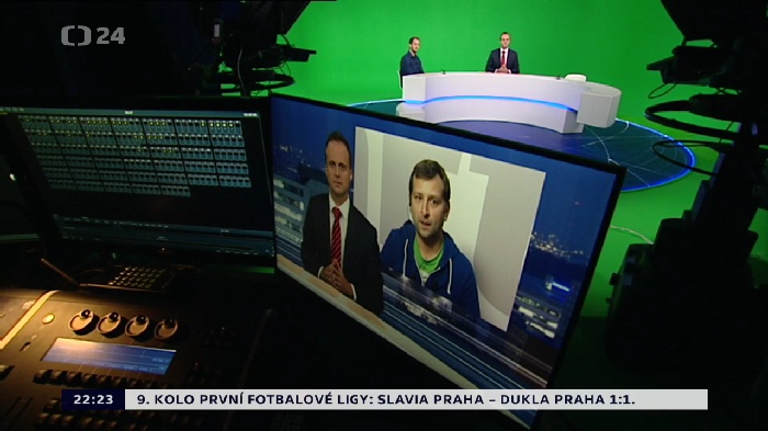 Zpravodajská relace Události, komentáře z virtuálního studia