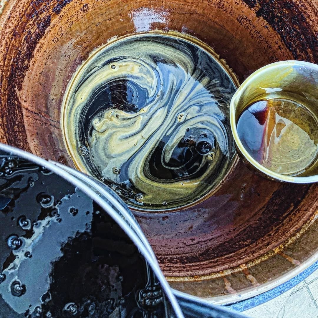 Z výroby shrub sirupu od Oceterie