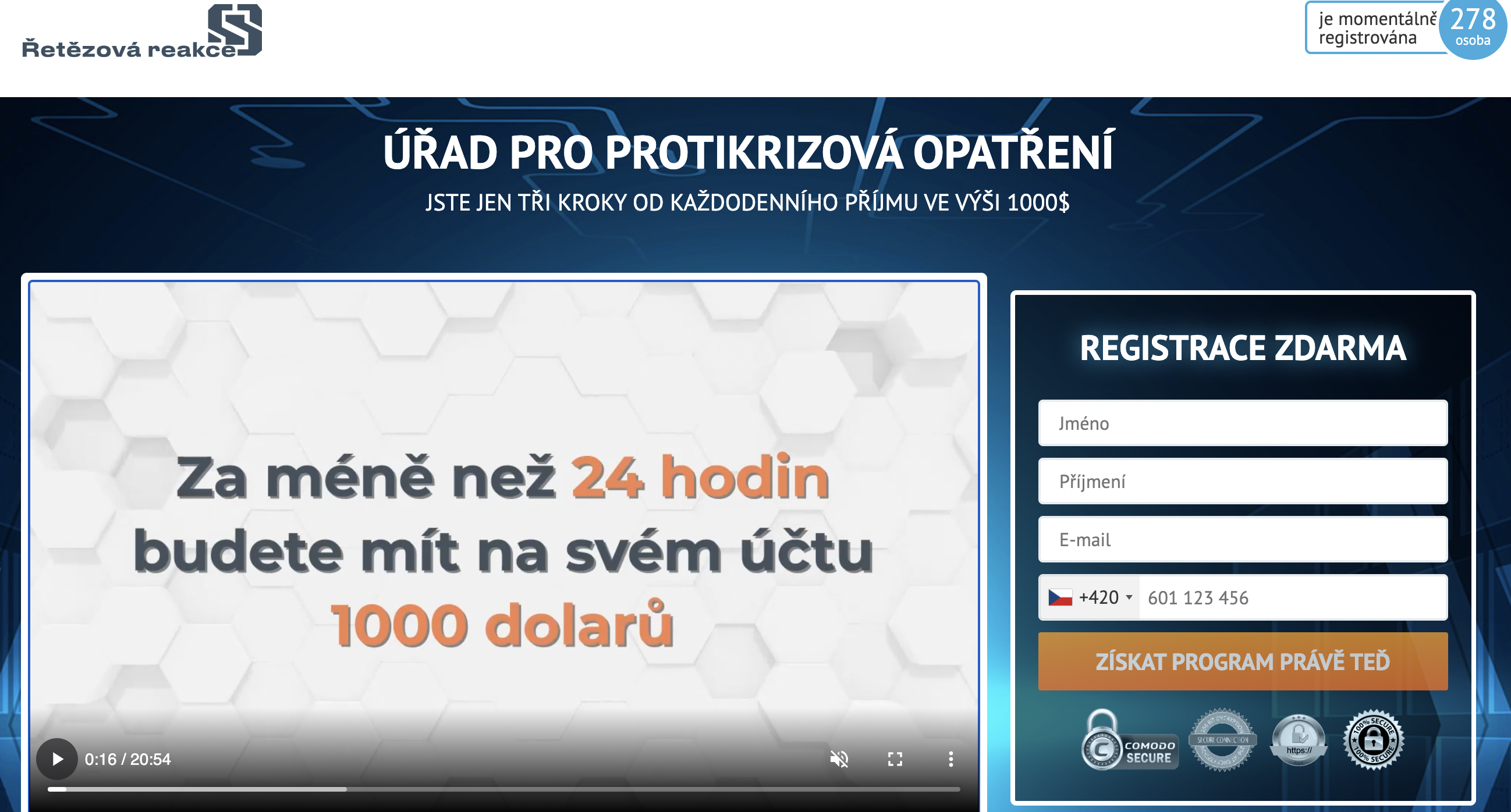 Podvodná reklama slibuje, že budete mít denně vysoké zisky, a to až do konce života.