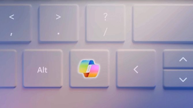 Klávesa Microsoft Copilot