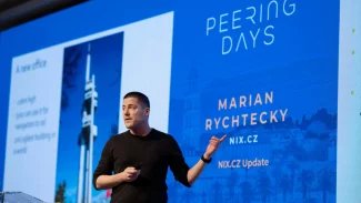 Marian Rychtecký z NIX.CZ na Peering Days 2025 ve Splitu
