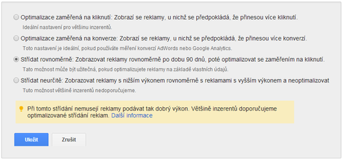 Zobrazování reklam