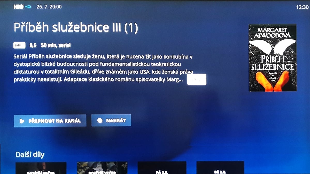 Zobrazení více sezon u seriálu