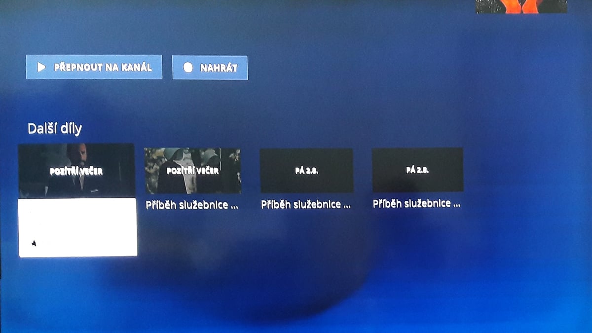 Zobrazení více sezon u seriálu
