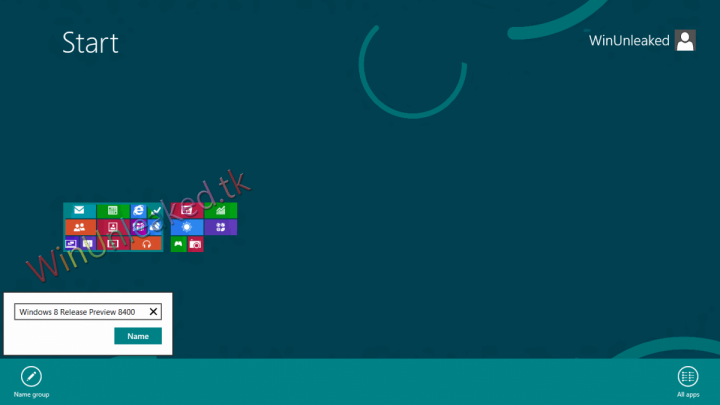 Windows 8 Release Preview; Zdroj: Winunleaked.tk