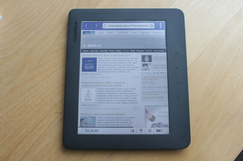 PocketBook Lux Color (první fotky)